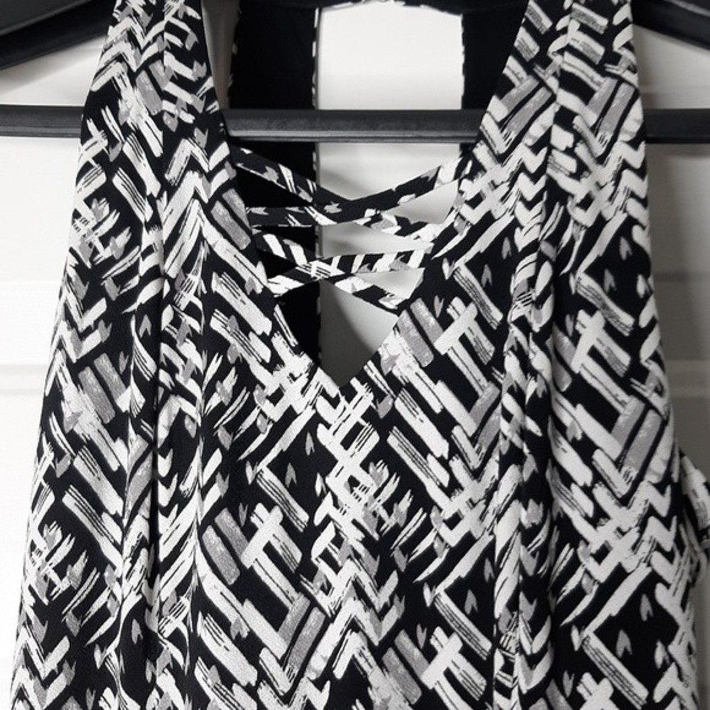 Candie's Summer dress black white maxi